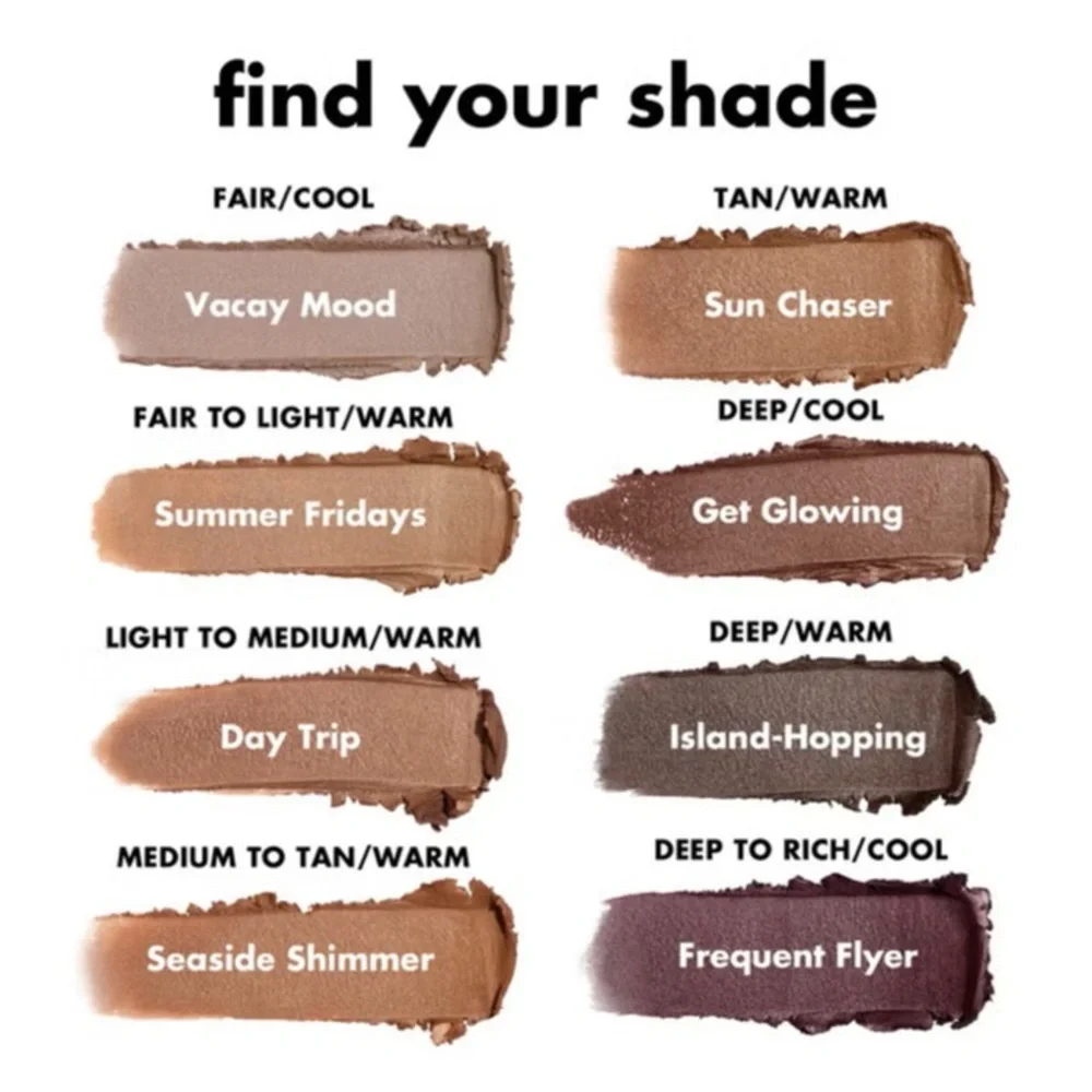 NWT : ELF : vegan ‘vacay mood’ glowing luminous putty bronzer beauty makeup